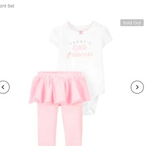 Daddy’s little girl outfit.